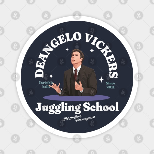 Deangelo Vickers Juggling School - Since 2011 Magnet by BodinStreet